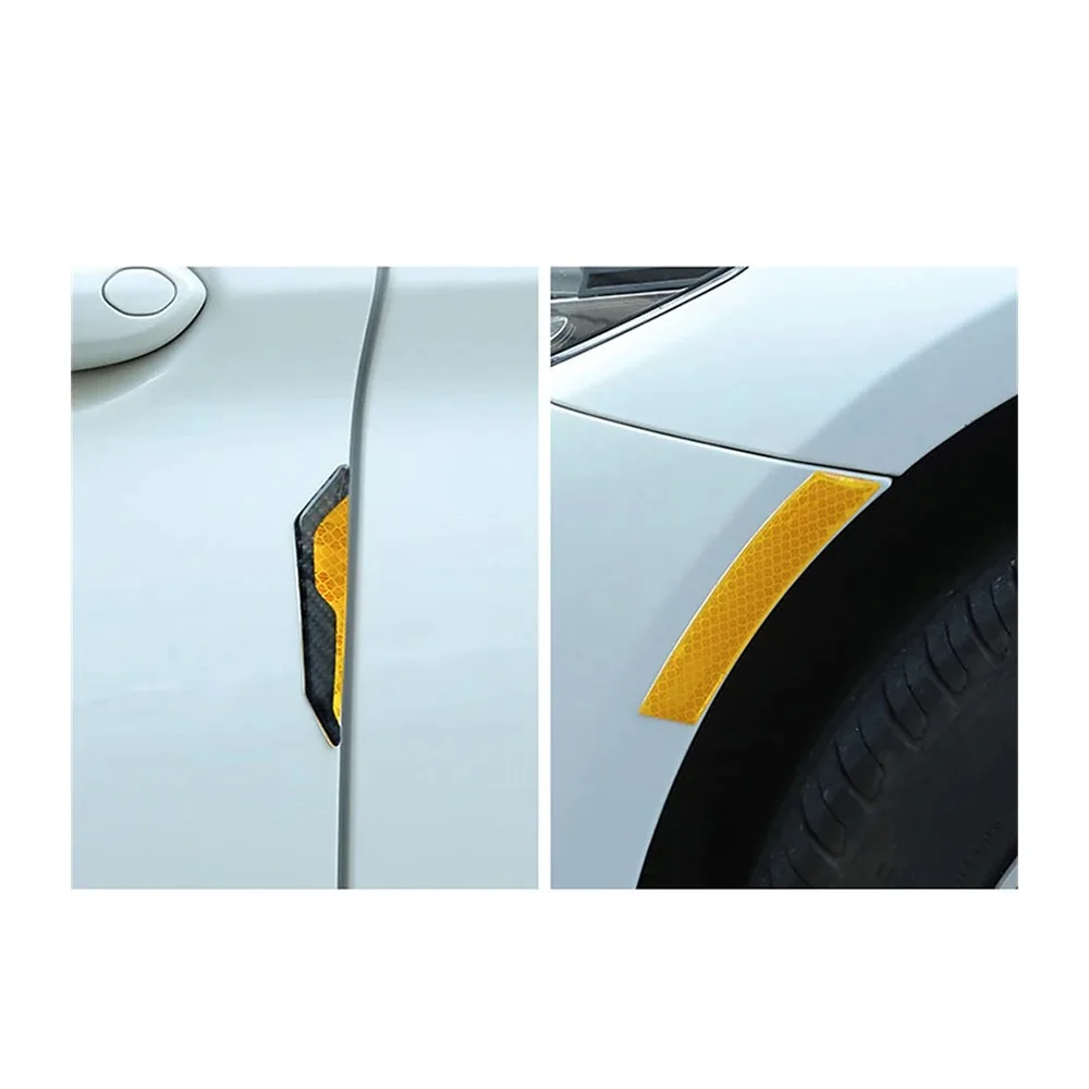 Car Door Edge Anti-Collision Strip Reflective Protection Guards Buffer Trim Protection Strip Protector Car Door Crash Bar