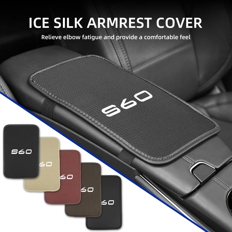 

Car Armrest Box Pad Protector Cover Elbow Rest Cushion Auto Accessories For Volvo S60 XC90 XC60 C30 C70 XC40 V40 XC70 V70