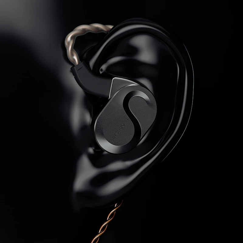 Letshuoer S08 Fourth Generation in Ear Monitor, Dual-coil 13mm Planar Magnetic Driver HiFi Wired in Ear Earphones IEM