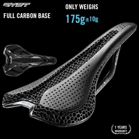 RYET-sillín ultraligero con estampado 3D de carbono, 175g, 7x9, asientos de bicicleta para hombres y mujeres, triatlón, carretera, MTB, piezas de ciclismo de grava de montaña
