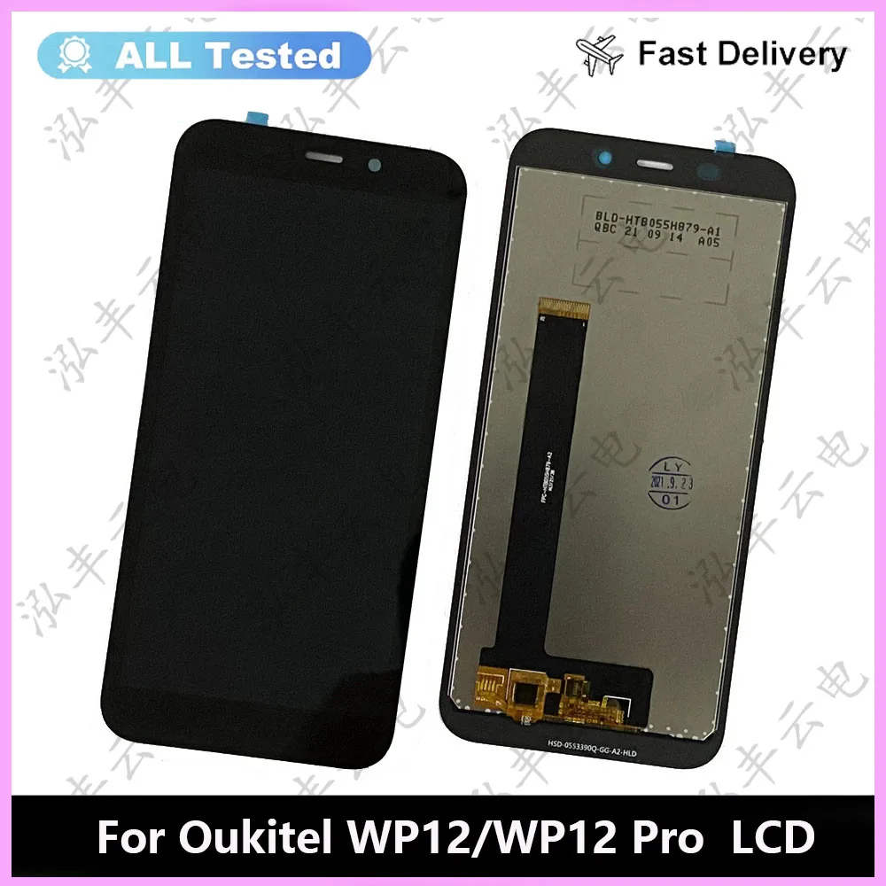 100% Tested For OUKITEL WP12 WP12 Pro LCD Display + Touch Screen Digitizer Assembly Replacement +Tools 5.5 Inch OUKITEL WP12 LCD