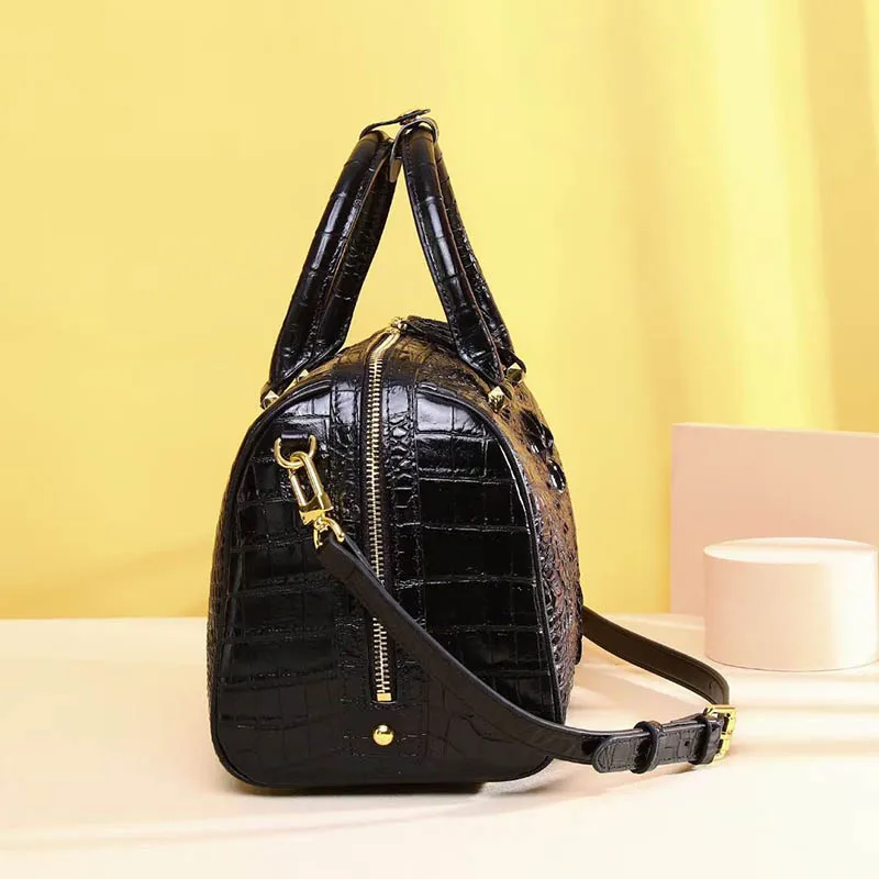 Luxury Women\'s Handbag Women\'s Bag Free Delivery 2023 Fashion Pillow Bag Leather Crocodile Pattern Bag Designer Women\'s Bag