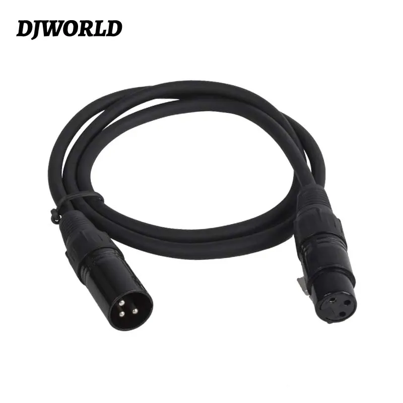 

2pcs/lots 1m/2m/3m/5m/10m 3-Pin Signal Connection DMX Cable for DJ Light Moving Head Disco Light Dj Controller Stage Lighting