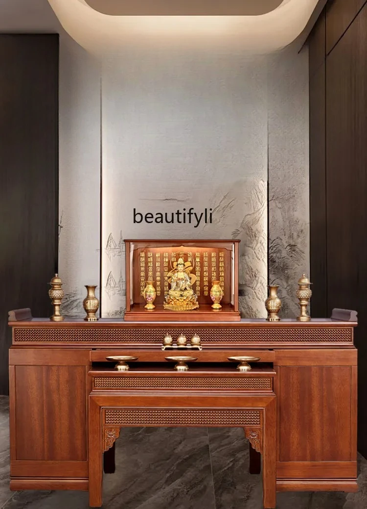 

Offering incense table, solid wood offering table household Chinese Buddha table, offering table