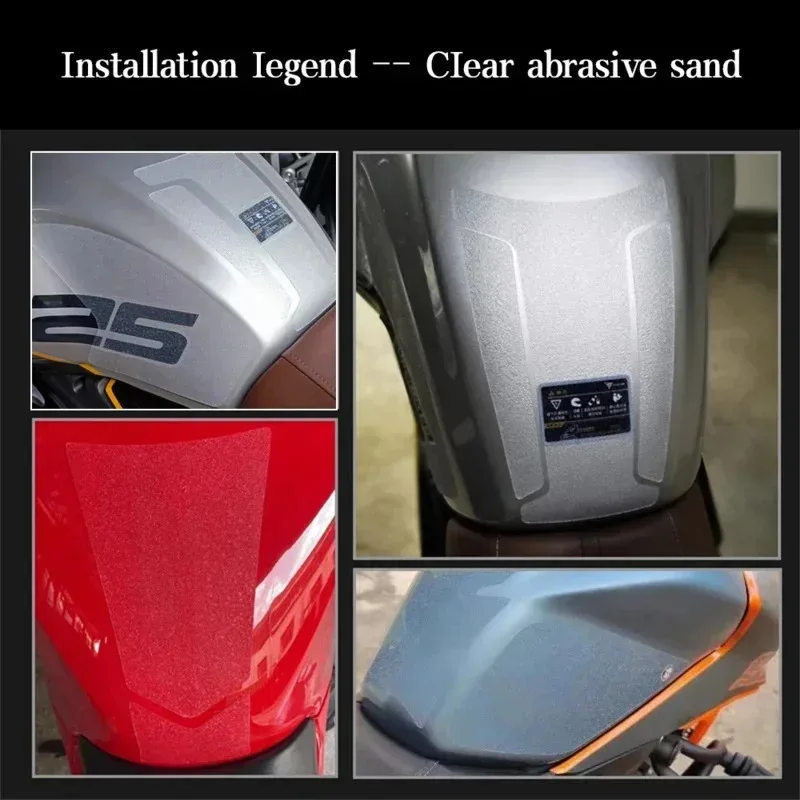 لهوندا CB750 CB 750 الدبور 2023 دراجة نارية الملحقات عدم الانزلاق ملصقات جانبية ل خزان الوقود وسادة المطاط ملصق
