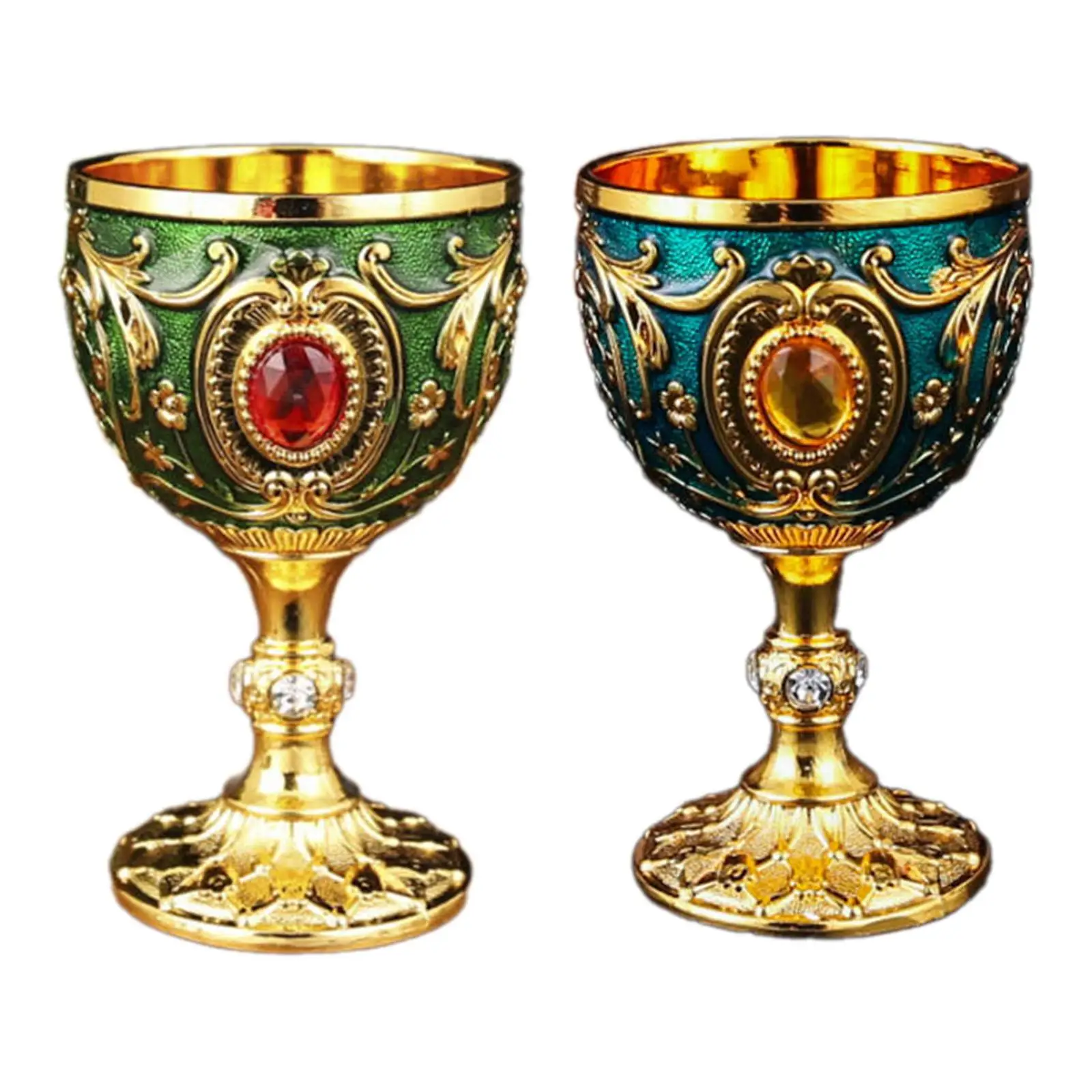 Vintage Medieval Goblet Engraving Multipurpose Novelty Desktop Decor