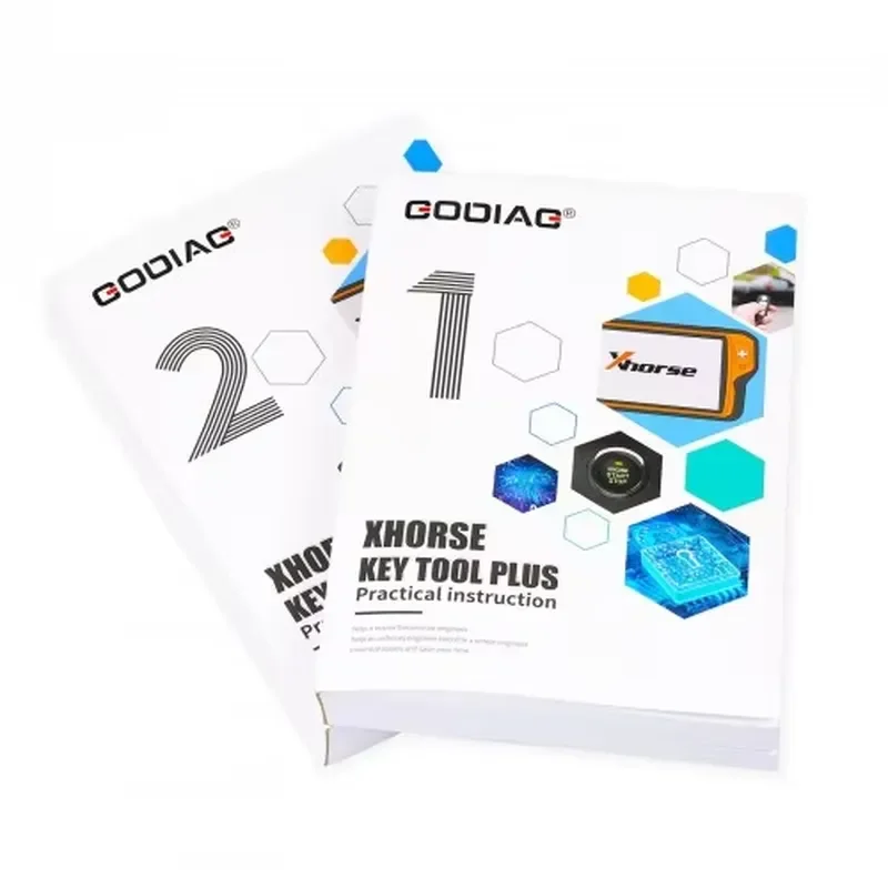 2026 GODIAG Key Tool Plus Practical Instruction 1&2 Two Books for Locksmith and Vehicle Maintenance Engineer