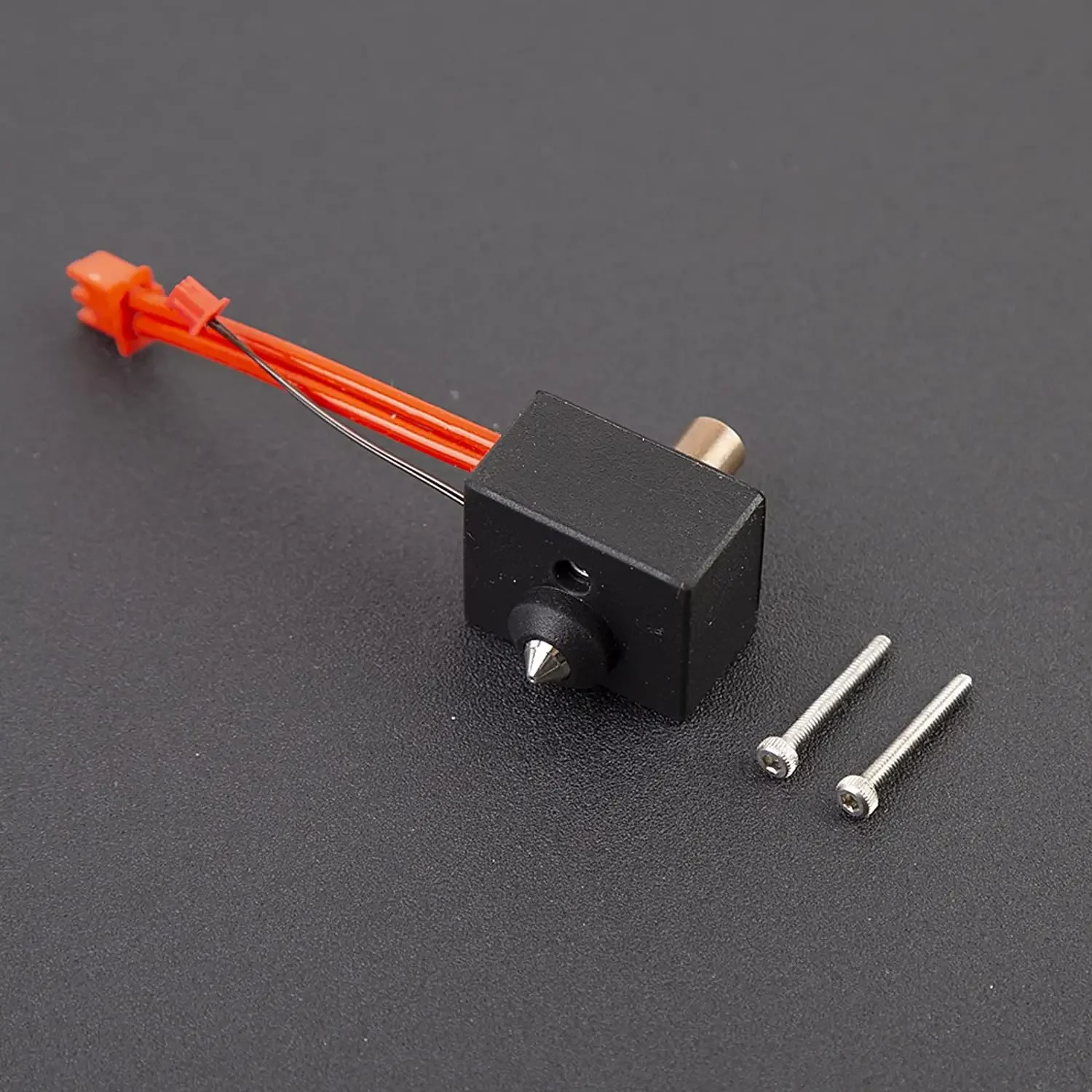 

Ender3S1 Copper Plated Nozzle Heating Block Titanium Alloy Bimetal Throat Heater Heating Block Thermistor Hotend Kit