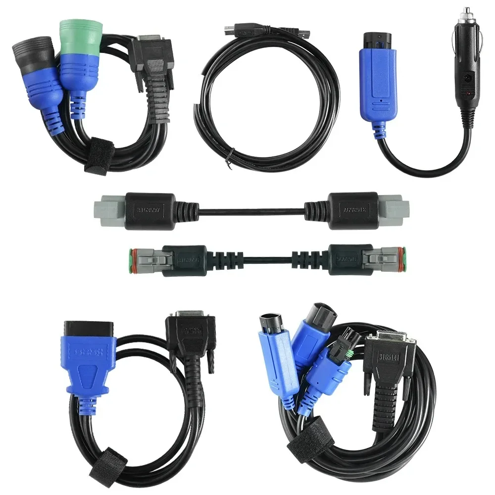 2024 ALL NEW TEST CABLE INLINE 7 Data Link Adapter Heavy Duty Truck Diagnostic Tool With Cummins Insite8.7 Pro Use Simple Direct