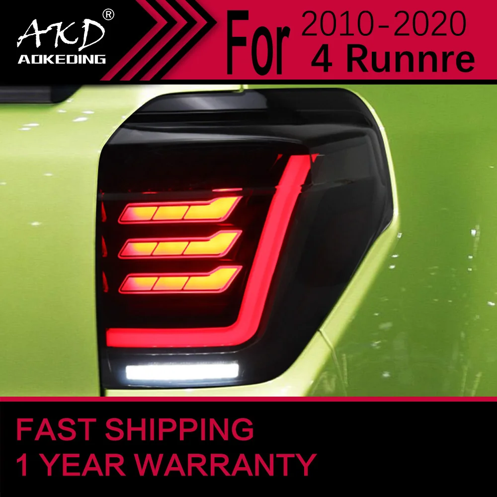 Car Lights for Toyota 4Runner LED Tail Light 2010-2021 4 Runner Rear Stop Lamp Brake Signal DRL Reverse Automotive Accessories