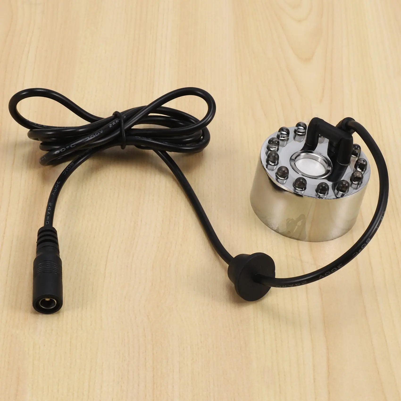 A09G-Máquina de niebla ultrasónica nebulizador fuente de agua estanque 12 LED