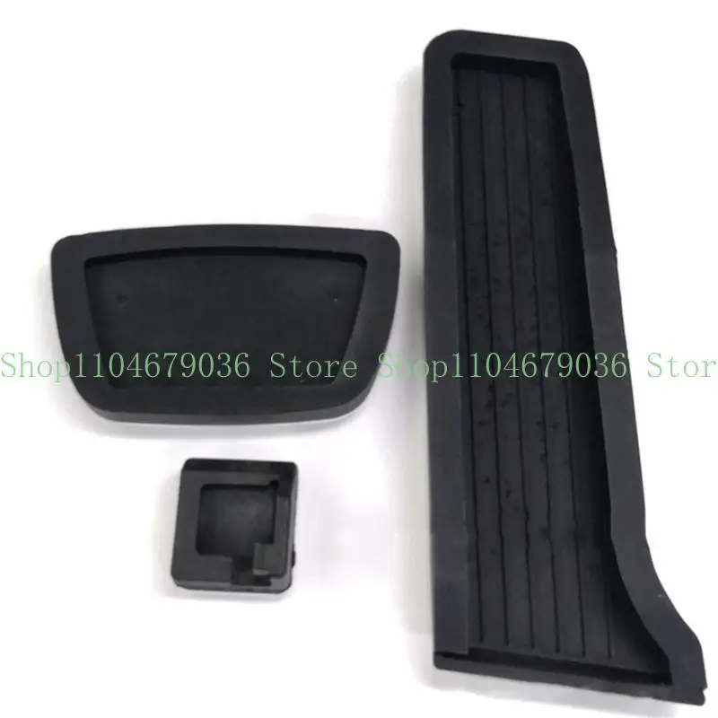 

652F 3Pcs Car Non-Slip Gas Brake Foot Pedal Pads Cover for