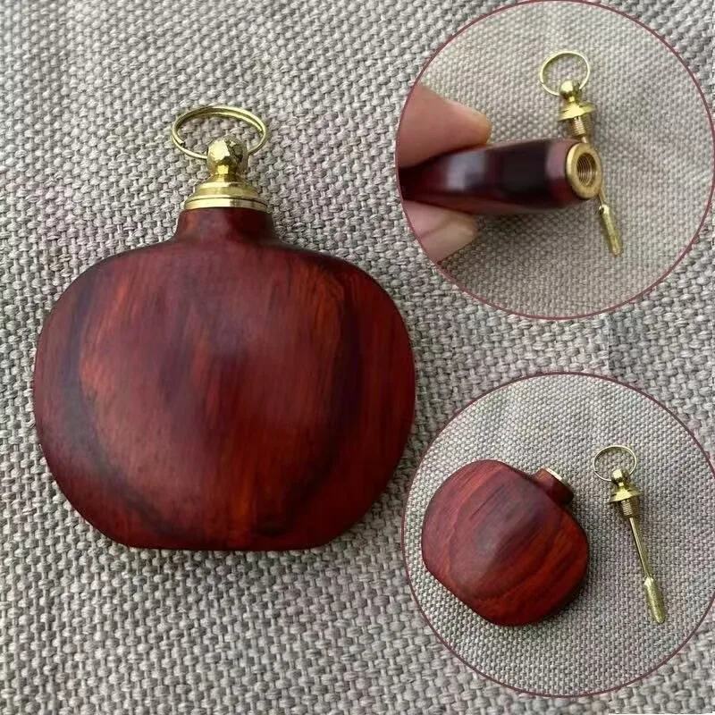 Sandelholz-Schnupftabakflaschen-Rohlinge – DIY-Material zum Herstellen von Schnupftabakflaschen & Holzlöffeln – Detail 7