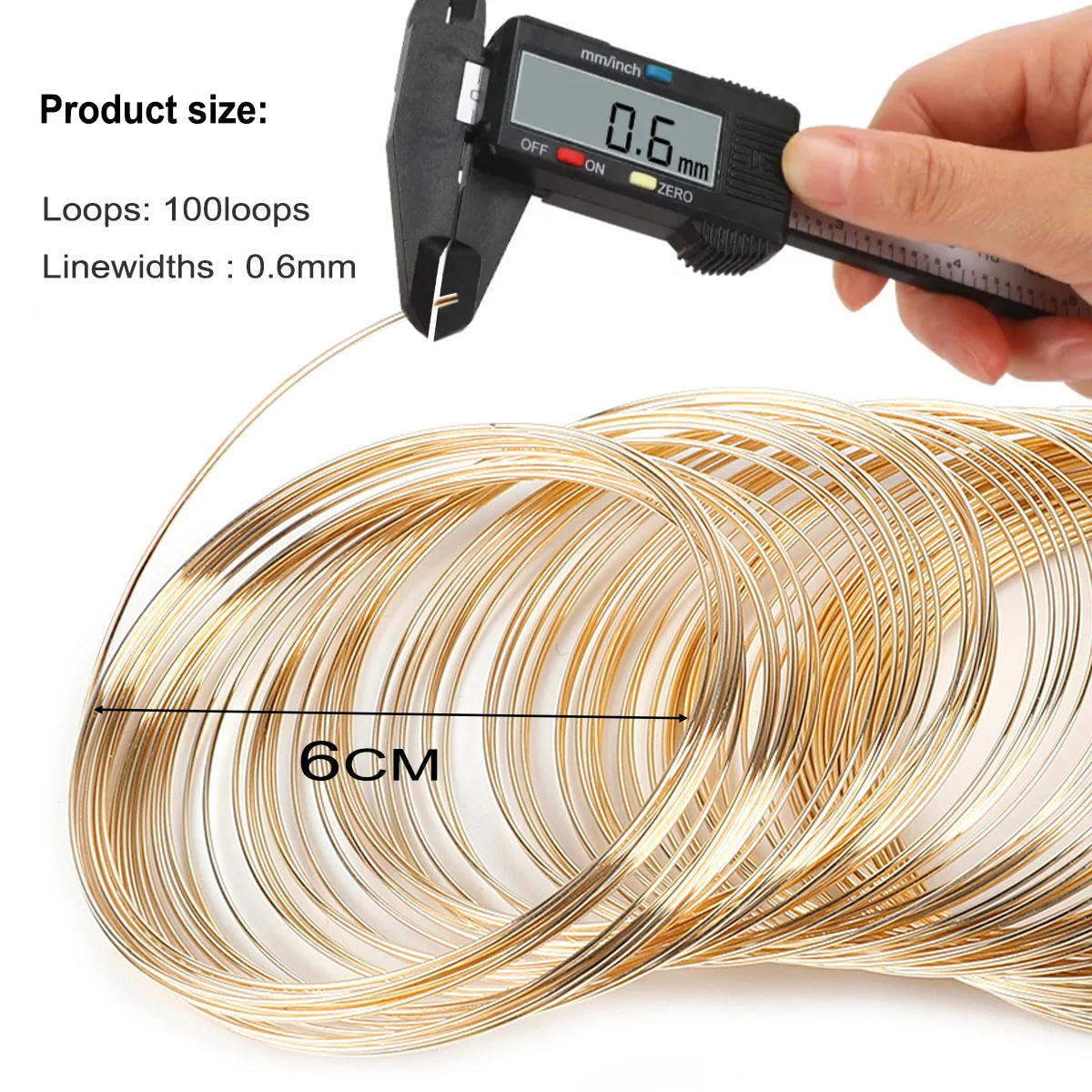 100Loops 0.6mm Memory Wire Bra - Memory Wire Bracelet 评论和价格