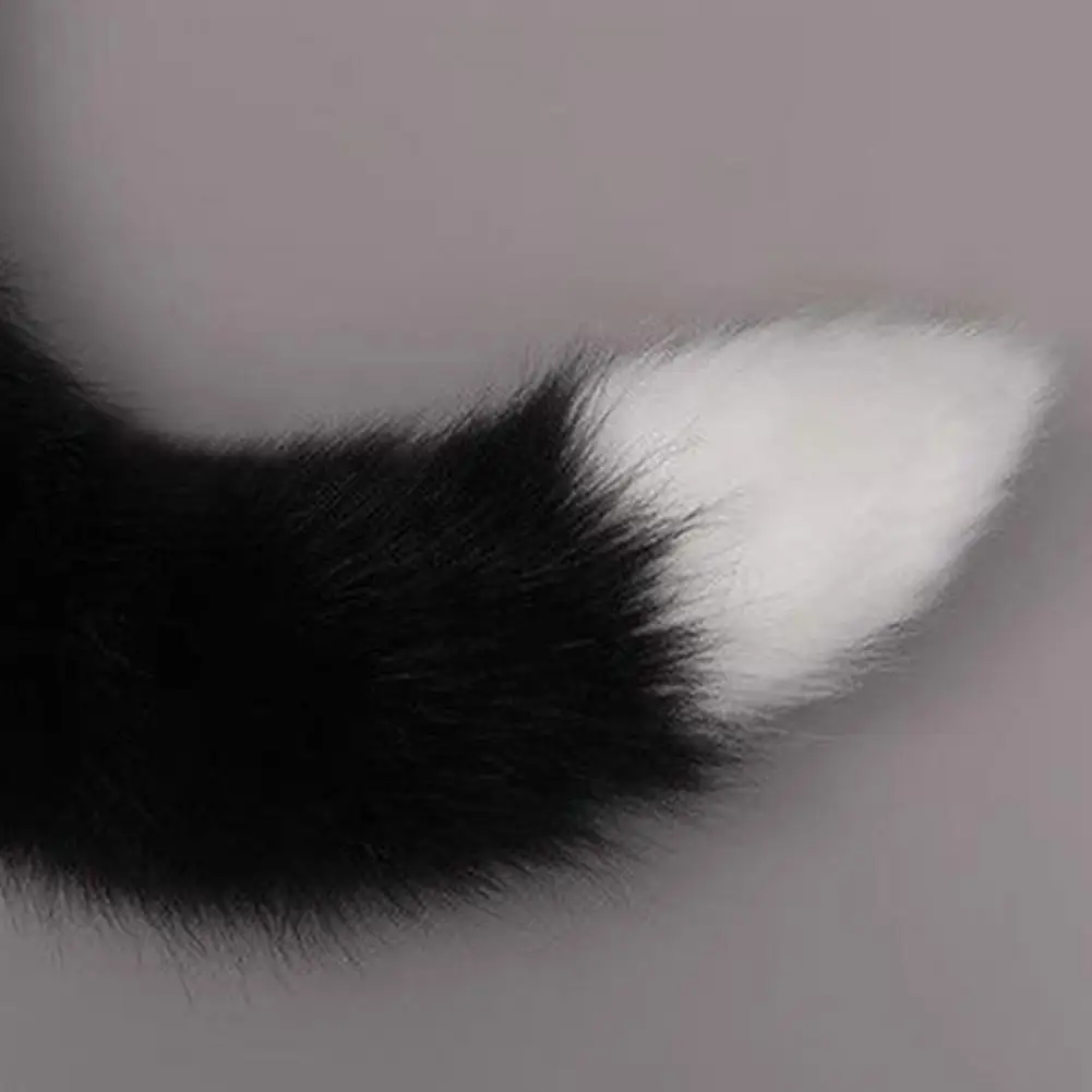 Japanese Style Faux Fox Tail Adjustable Belt Cat Tail Furry Faux Fur Tail Cosplay Costume Props Персонажи Лисьего Хвоста