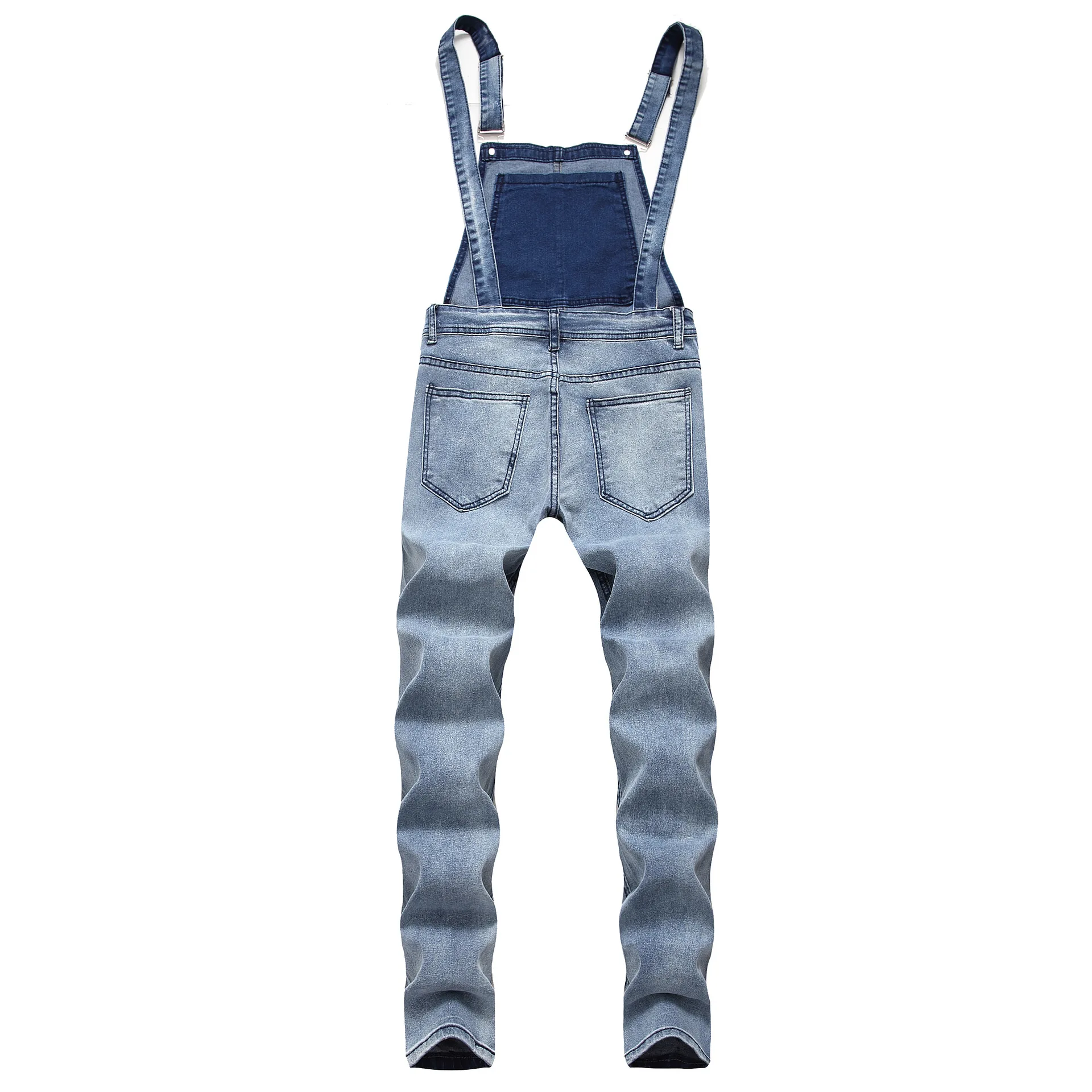 2023 Men's Overall Jeans Ripped Sling Cargo Jeans