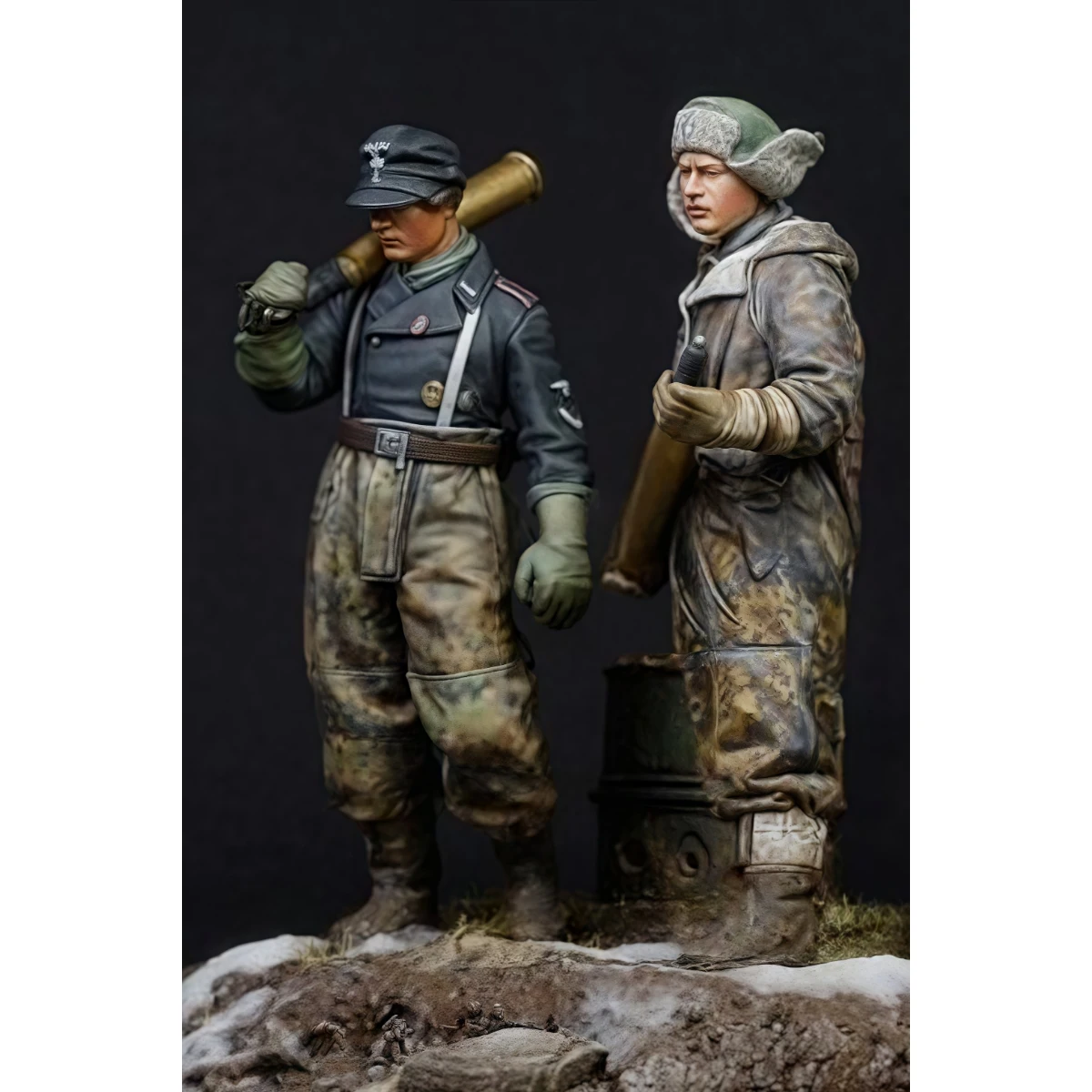 

Комплект неокрашенной модели из смолы 1/35, военная тема, экипаж немецкого мушкетера в разобранном и неокрашенном виде GK, 1540R
