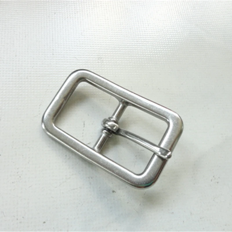 Stainless Steel  Buckle Halter SilverThick Square Buckles Bag Garment Leather Accessories 28mm 5pcs