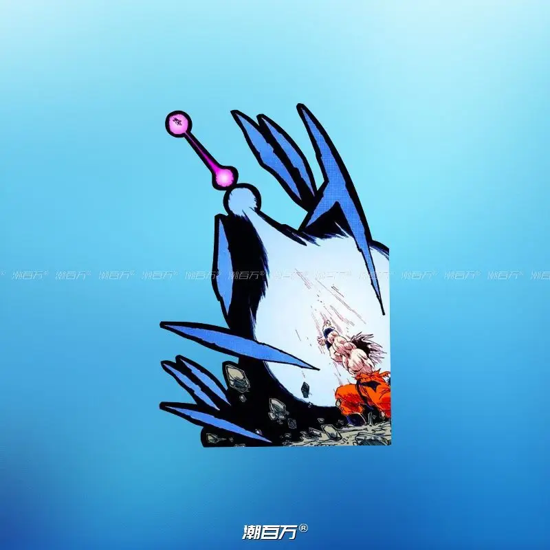 

Dragon Ball Wukong Anime Car Sticker Turtle Style Qigong Wave Collision PK Showdown Decisive Battle Car Decoration Sticker