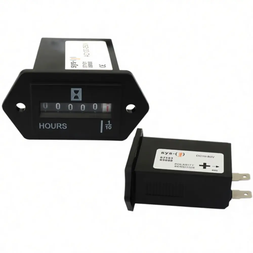 Industrial Timing Gauge For Generator Excavator Crane Loader Equipment Maintenance Running Time Recorder Device