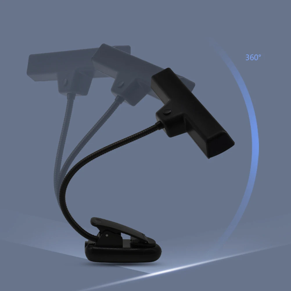 

Portable Eye Protection LED Desk Lamp Large Clamping Mouth Adjustable Pole Reading Writing Music Score Light USB Charging Table