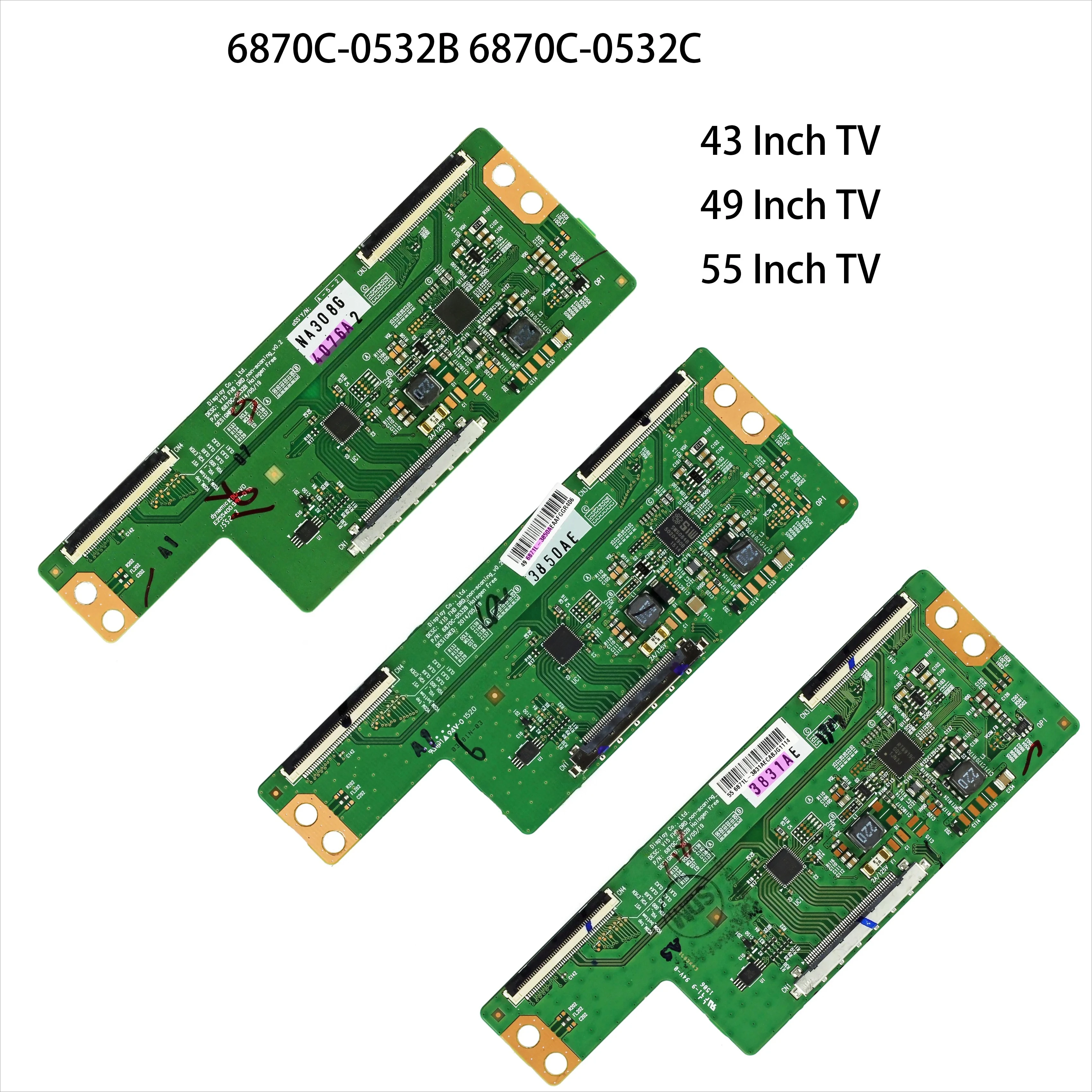 

6870C-0532B 6870C-0532C 6871L-3850A 6871L-3850D 6871L-3831A 6871L-3831F T-CON fits 43 49 55 Inch TV Logic Board 49L310U 55E4500R