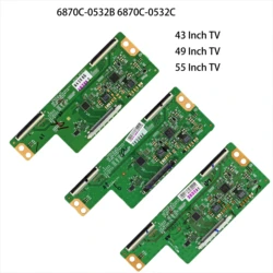 6870C-0532B 6870C-0532C 6871L-3850A 6871L-3850D 6871L-383l'autorisation 6871L-3831F T-CON convient à la carte logique TV 43 49 55 pouces 49Lravi U 55E4500R