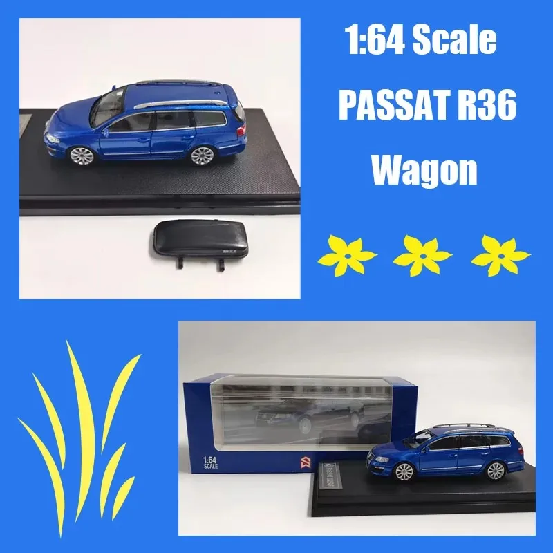 Original 1:64 Scale PASSAT R36 Wagon Alloy Car Model Static Decoration Collectibles Gift Toys
