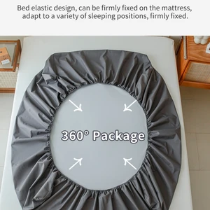 Waterproof sheet equipped with elastic, mattress protector, quilts, unique, double, king, queen size sheet, 360 10 Main Sales King Bed Bed - №3
