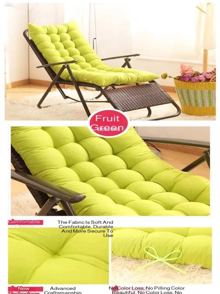 Autumn and winter thickened brushed doublesided available recliner mats Lunch folding chair special image 5