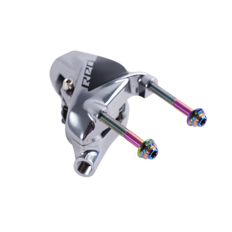 2 Piezas de Pernos de Caliper de Freno de Disco Planos de Aleación de Titanio S-PARTS M5x16 M5x20 M5x25 para Bicicleta de Carretera Shimano DA8170 UT8070