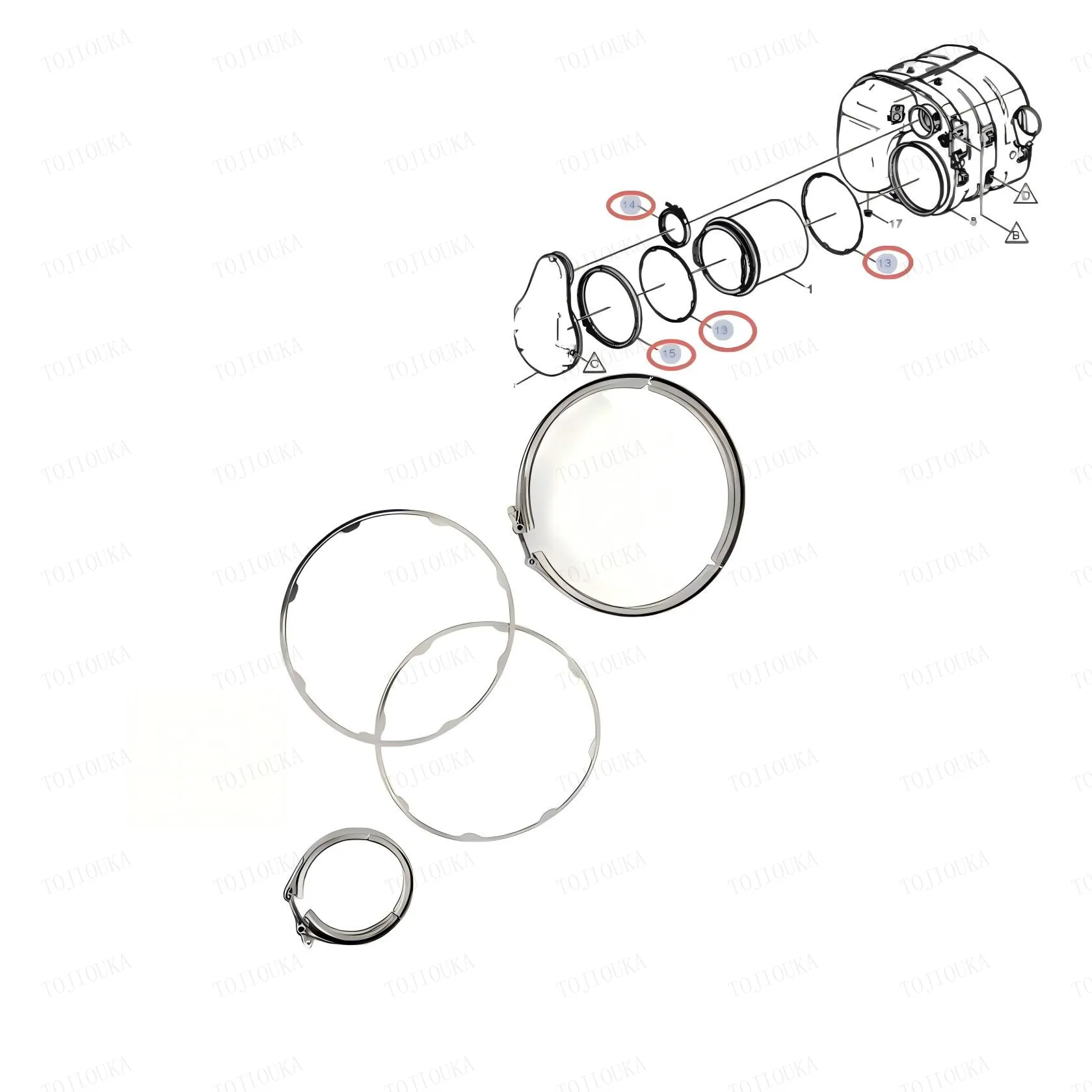 suitable-for-volvo-truck-euro-6-emission-dpf-gasket-and-clamp-repair-kit-7421445536-7421445539-21445536-21445539-21570880