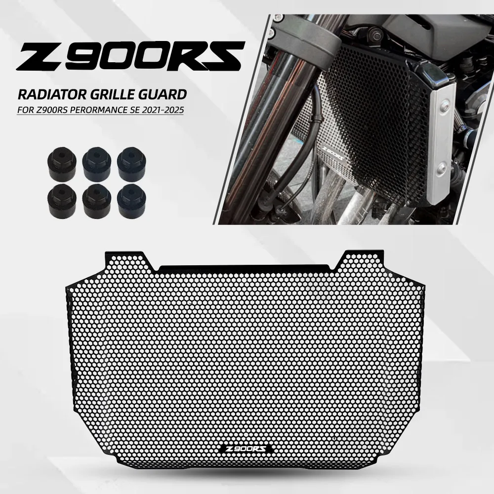 FOR KAWASAKI Z900RS PERORMANCE SE 2021-2022-2023 2024 2025 Motorcycle Radiator Grille Guard Grill Cover Protector Z 900RS