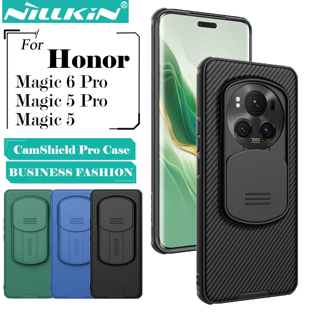 NILLKIN-Capa de Proteção de Lente de Câmera Slide, Capa de Telefone, Escudo Contra Choque, Fit for Honor, Magic 6 Pro, Magic 5 Pro