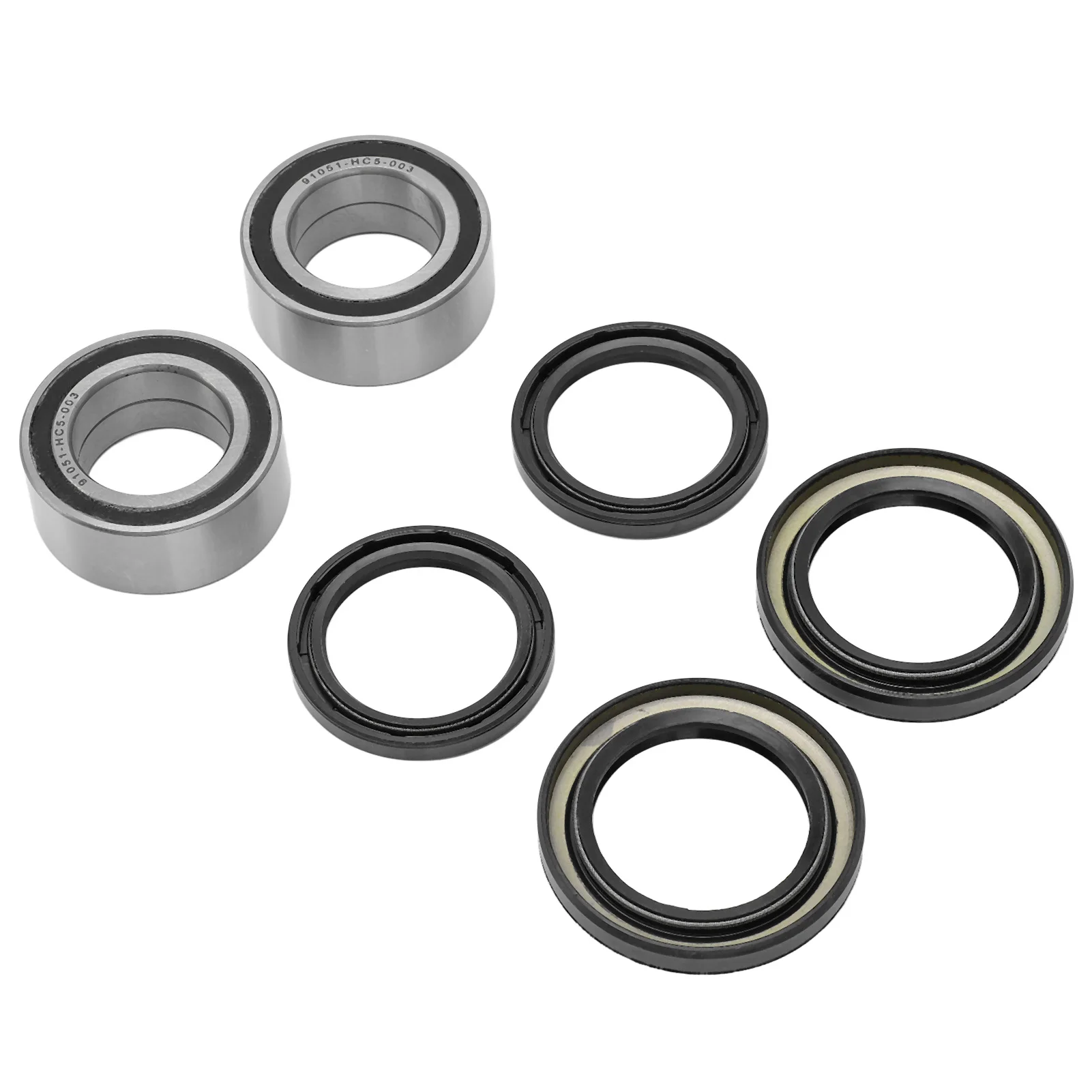 Front Wheel Bearing  Kit Front Wheel Bearing  Kits Steel High Strength Replacement for TRX300FW Fourtrax 4x4 88‑00