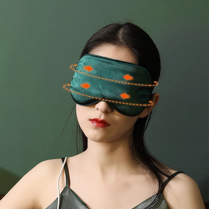 

Intelligent Temperature Adjustment Eye Mask USB Hot Compress Eye Care Silk Sleeping Shading, Breathable Heat Alleviation