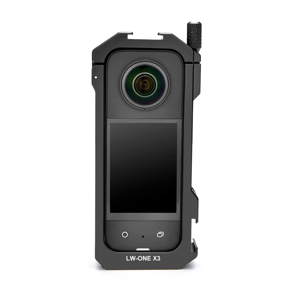 

Camera Protective Shell Aluminum Alloy Video Camera Protective Frame Magnetic Bayonet Accessories for Insta360 X3