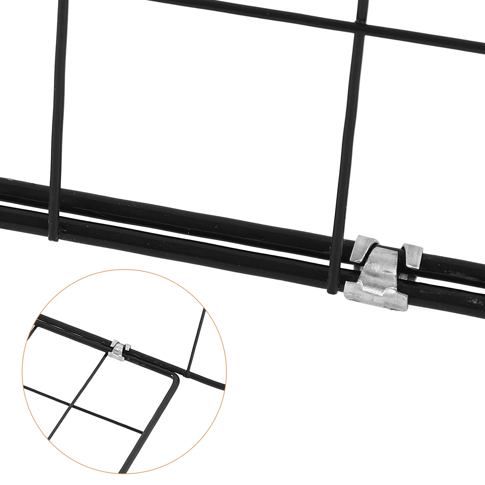 

Dog Cage Door Assemble Freely Multiple Directions Practical Texture Easy Install Suitable Dog Fence Cat Cage Accessories