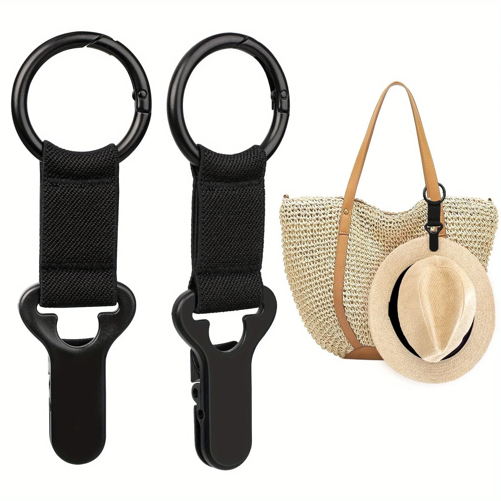 1Pc Multifunctional Travel Hat Clip, Portable Anti-Loss Hanger for Backpack Luggage, Vacation Beach Cruise Essential