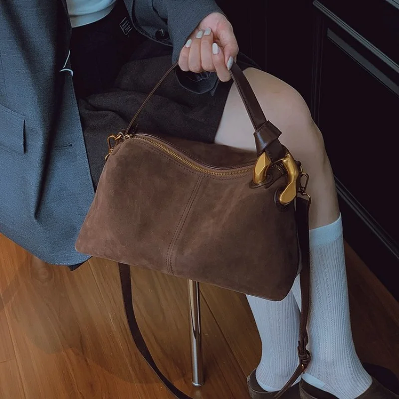 

Элегантная кожаная женская сумка-мессенджер, элитная роскошная элегантная подкладка, модная повседневная винтажная повседневная сумка для повседневного использования ​