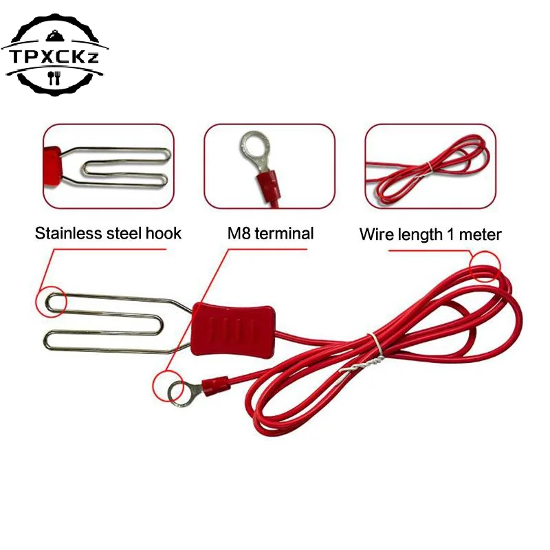 Electric Fence Alligator Clips - Grounding Connectors for Farm Energizer, Polywire, Polytape, Livestock Fence Kits