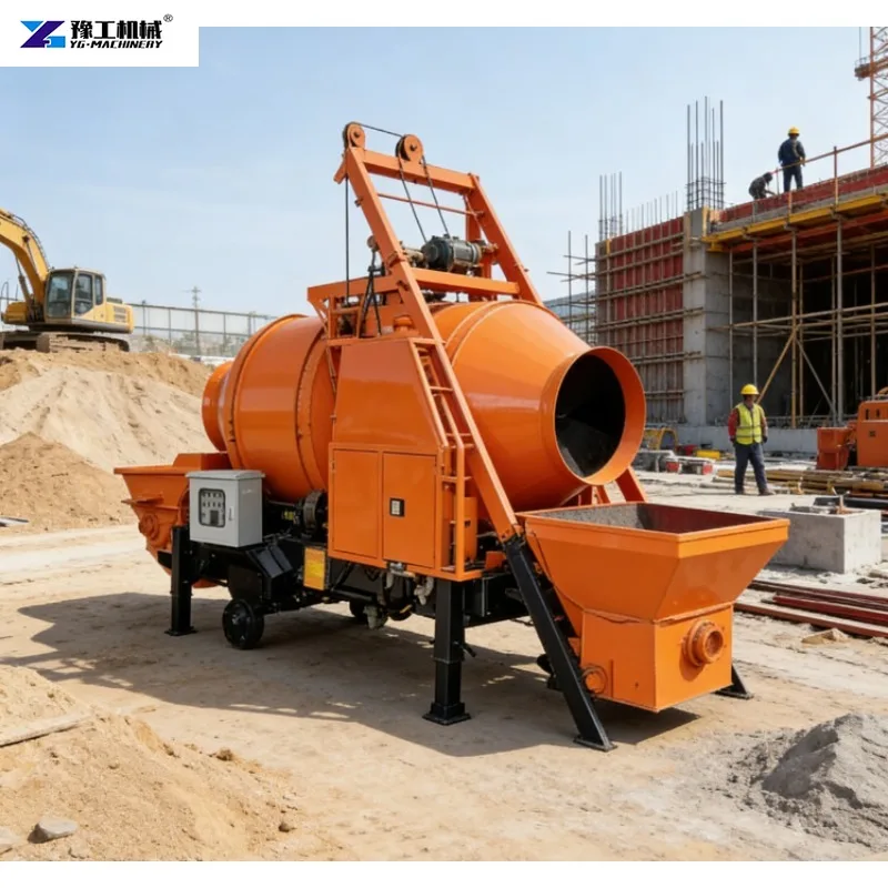 High-quality Concrete Mixing and Pumping Integrated Machine Self-loading Concrete Mixing and Pumping Integrated Machine