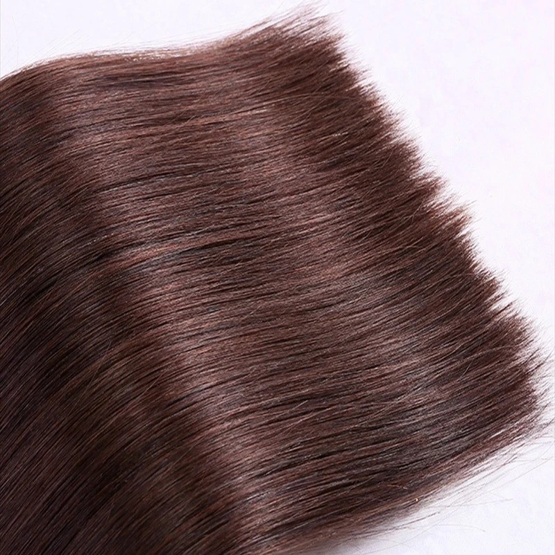 Bundel Rambut Lurus Rambut Manusia Asli Ekstensi Rambut Manusia Alami Remy Eropa 100G Jalinan Rambut Keriting