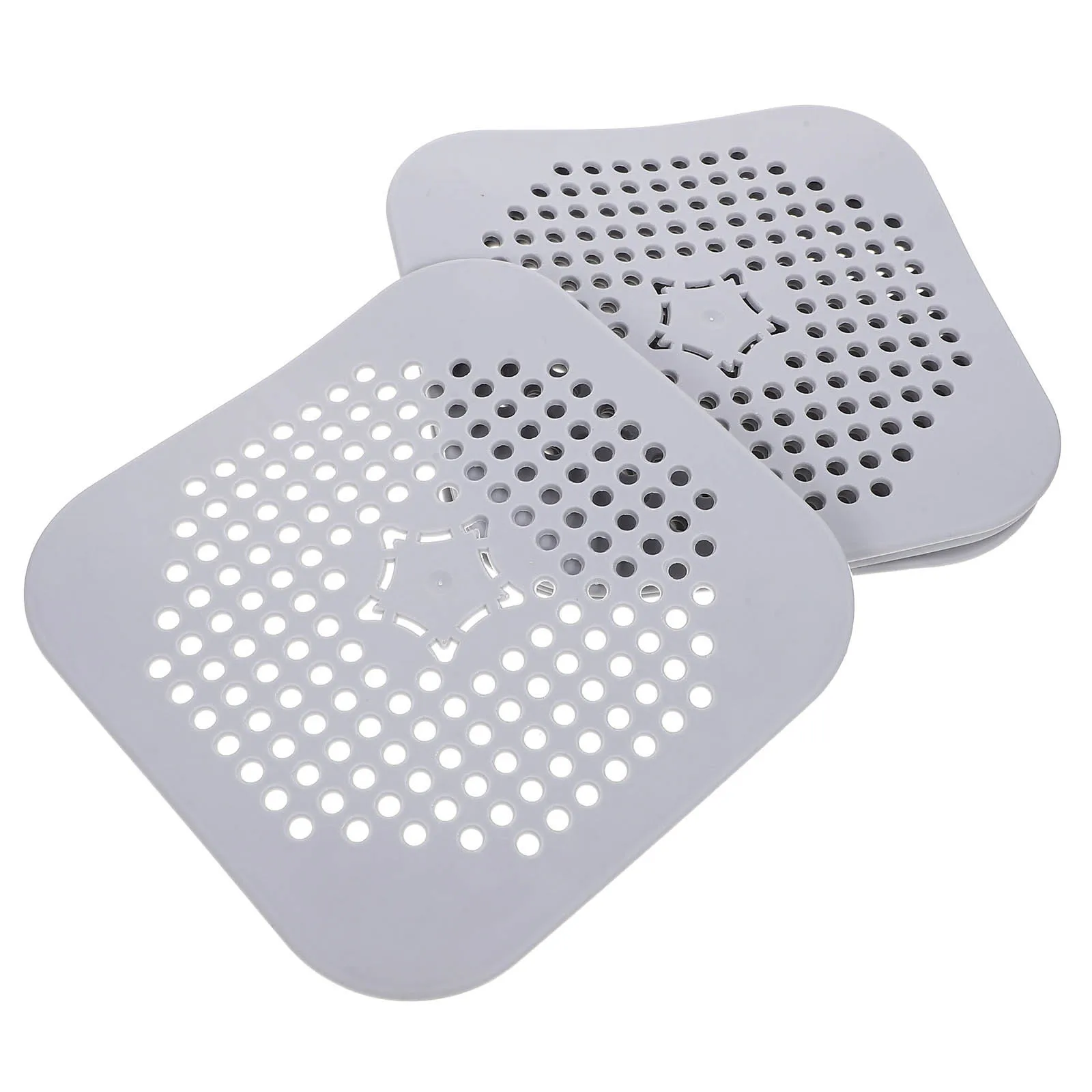 

4pcs Silicone Sink Strainer Square Kitchen Drain Cover Non-Clogging Odor Proof Filter For Bathroom Floor Shower Bathtub Hair