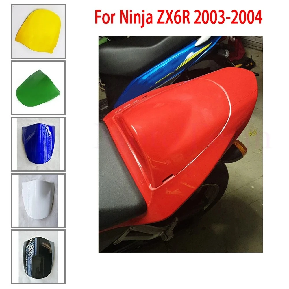 Motorcycle Seat Cushion Fairing For Kawasaki Ninja ZX-6R ZX6R ZX 6R 636 600 2003 2004 Rear Seat Cover Cowl Solo Racer Scooter