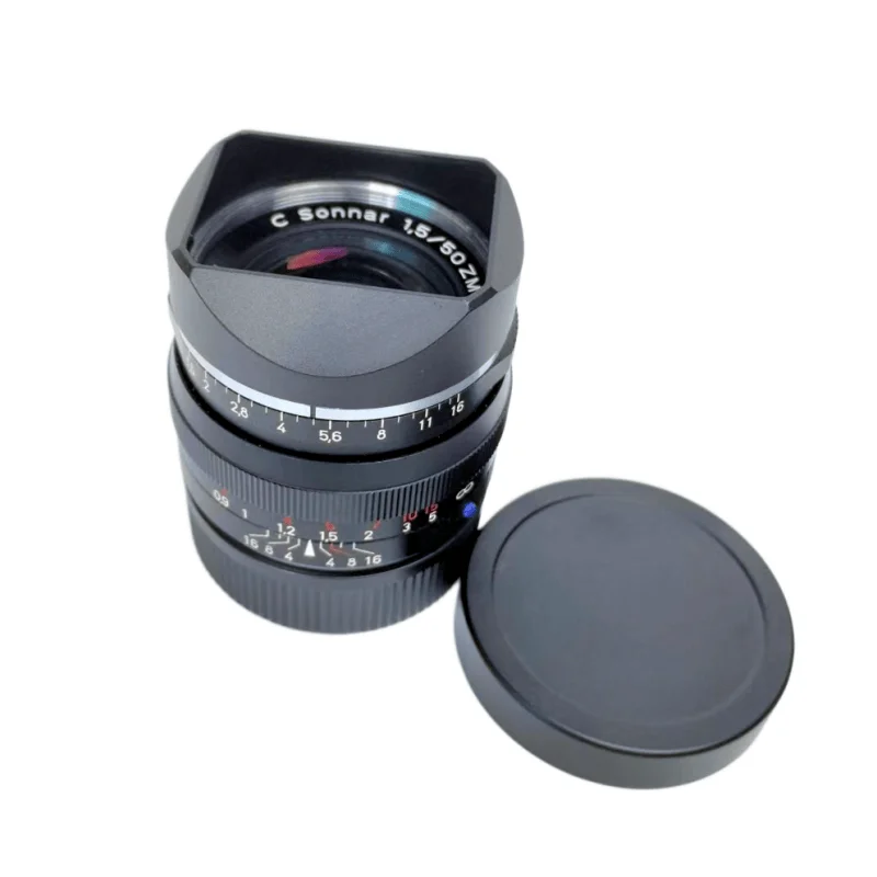 paraluce-quadrato-in-metallo-a-baionetta-per-obiettivi-carl-zeiss-biogon-28mm-f28-zm-t-c-sonnar-50mm-f15-solo-attacco-leica-m