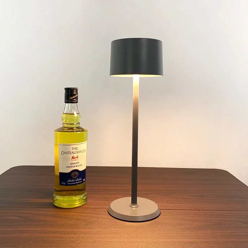 Lámpara Led de mesita de noche moderna con Control táctil, lámpara de mesa recargable para decoración de habitación, inalámbrica, atenuación de noche