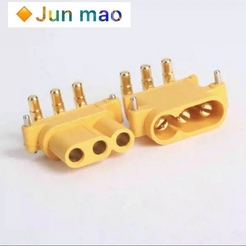 1set Xt30 plug mr30pw plug horizontal 3-pin plug special three hole bent foot pair plug for electric regulation of motor