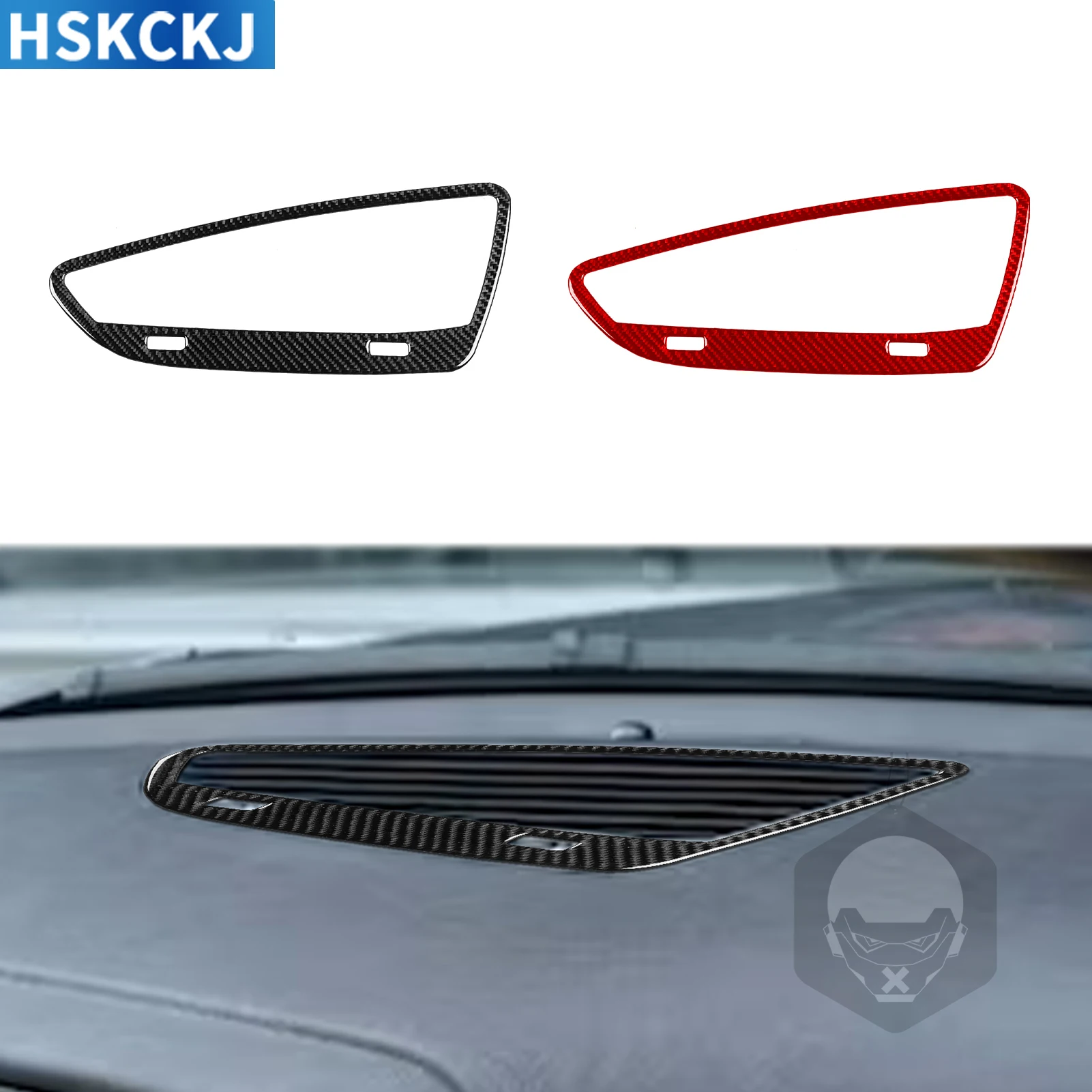 

For Alfa Romeo 159 2005—2024 Car Accessories Real Carbon Fiber Central Defogging Air Vent Cover Trim Decorative Sticker