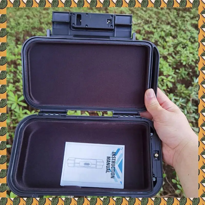 

A77I Beach Safe Anti-Theft Beach Box 4-Digit Combination Lock With Steel Wire Anti-Theft Beach Box Outdoor Camping Sports